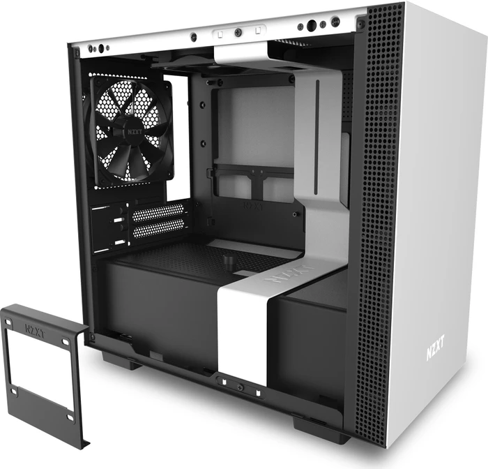 NZXT H210i, weiß, Glasfenster, Mini-ITX