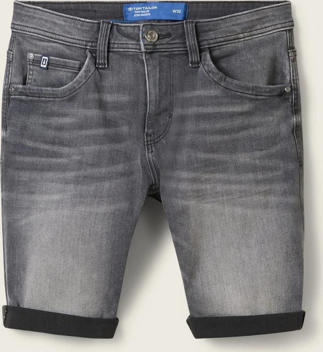 Tom Tailor Superflex Josh Jeansshorts Jeans dark stone black denim (Herren)