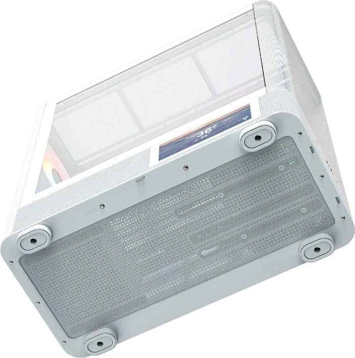 Modecom Volcano AQ400 ARGB White, Glasfenster