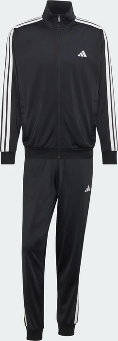 adidas Basic 3-Streifen Tricot Trainingsanzug schwarz/weiß (Herren)