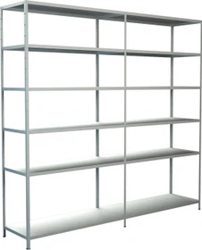 Schulte Lagertechnik PowerMAX Schwerlastregal 240x230x50cm weiß