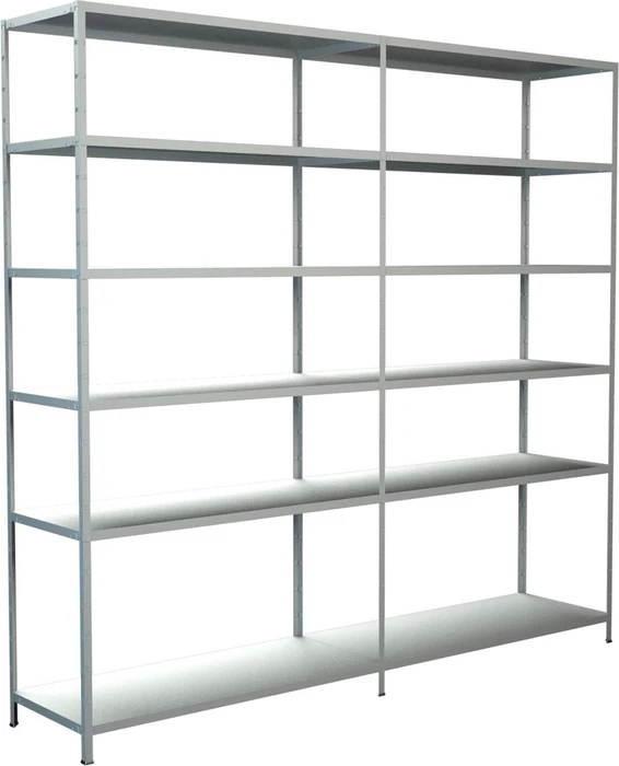 Schulte Lagertechnik PowerMAX Schwerlastregal 240x230x50cm weiß