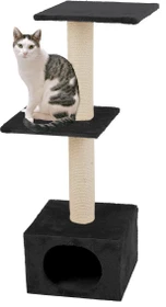 Karlie Kratzbaum Smaragd, beige/schwarz