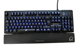 QPAD MK-80 Pro Gaming Keyboard, MX RED, PS/2 & USB, DE