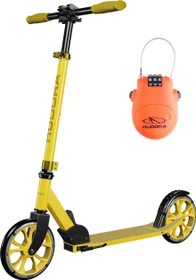 Hudora Up 200 Scooter mit Kabelschloss canary