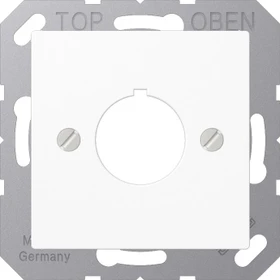 Jung Series AS Abdeckung für Befehlsgeräte mit 22.5mm, alpinweiß (A 564 WW)
