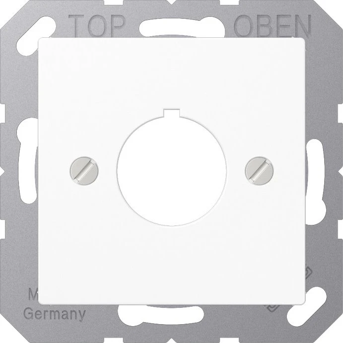 Jung Series AS Abdeckung für Befehlsgeräte mit 22.5mm, alpinweiß