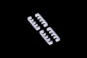 Alphacool Eiskamm X4 Flat Kabelkamm 3mm, klar, 4er-Pack