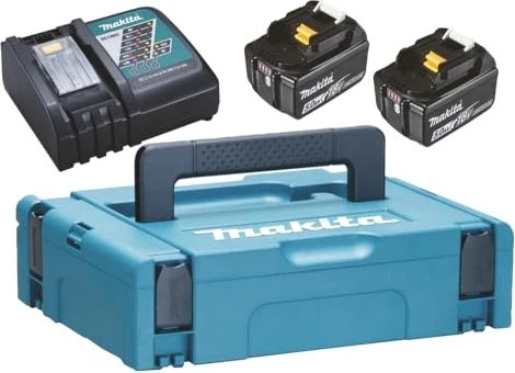 Makita Powersource-Kit Starterset 18V, 5.0Ah, Li-Ionen, 2 Akkus [10.0Ah] [180Wh]