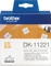 Brother Endlosetiketten DK-11221, 23x23mm, weiß, 1er-Pack (1000 Etiketten) Vorschaubild