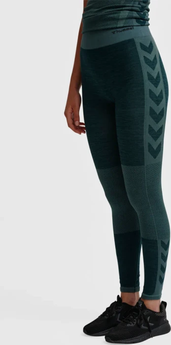 hummel CLEA Seamless Tight Hose lang green gables/garden topiary me (Damen)