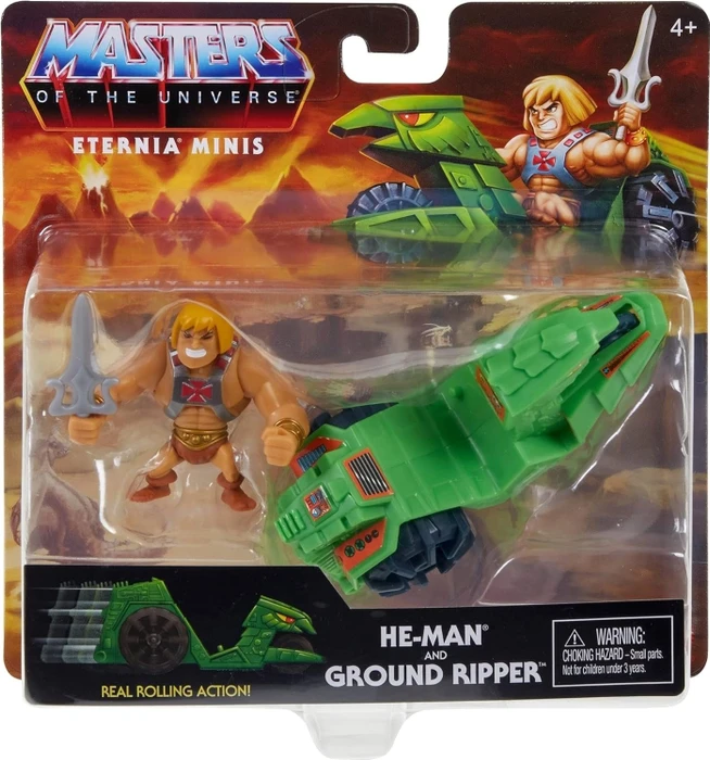 Mattel Masters of the Universe - Masterverse - Revelation Eternia Minis He-Man & Ground Ripper