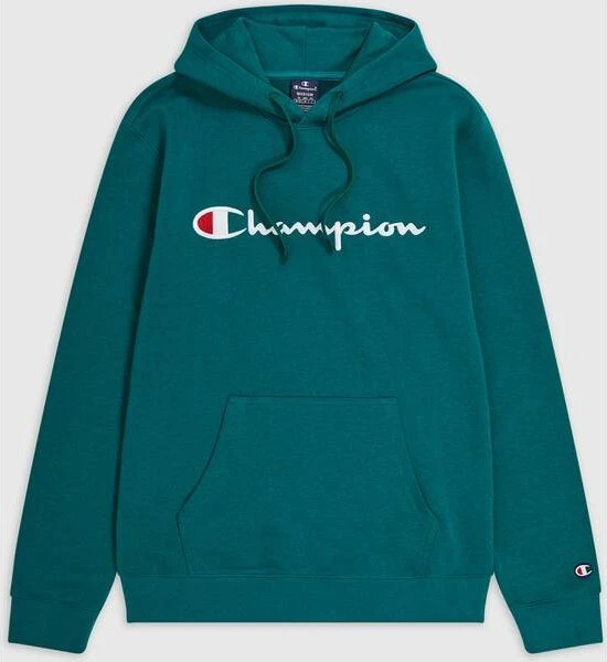 Champion Hoodie mit großem Champion-Sticklogo Hoodie forest green (Herren)
