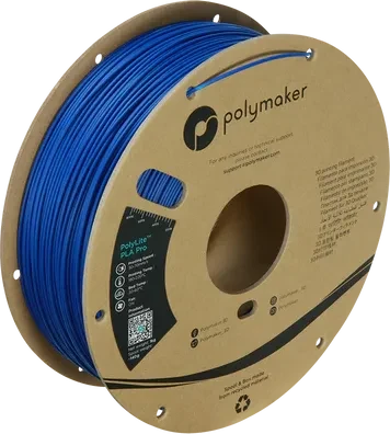 Polymaker PolyLite PLA Pro, blau, Spule, 1.75mm, 1.00kg