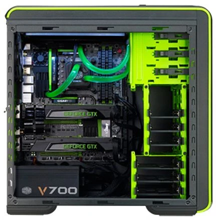Cooler Master CM 690 III grün, Acrylfenster