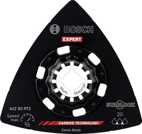 Bosch Professional EXPERT AVZ 90 RT2 Schleifplatte für Multischleifer, 10 Stück