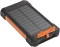 LogiLink Solar Powerbank 6000mAh Taschenlampe 2x USB-A schwarz/orange Vorschaubild