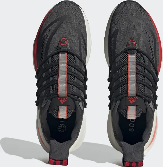 adidas Alphaboost V1 carbon/bright red/grey three