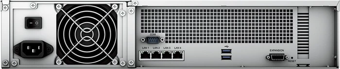 Synology RackStation RS2421+, 4GB RAM ECC, 4x RJ-45 1000Base-T, 2x USB 3.0, 2HE