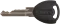 ABUS Bordo Lite 6055K/60 inkl. SH Halterung Faltschloss, Schlüssel schwarz Vorschaubild