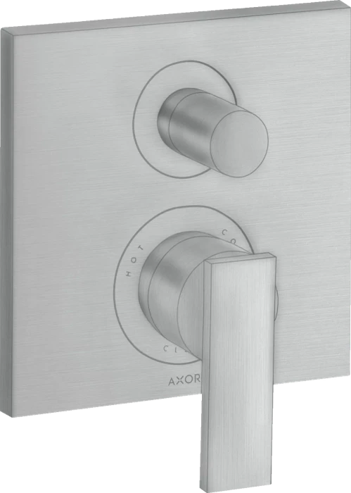 Hansgrohe Axor Citterio Einhebel-Wannenmischer mit integrierter Sicherungskombination brushed chrome