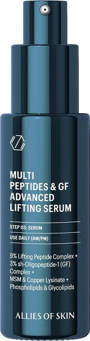 Allies Of Skin Multi Peptides & GF Advanced Lifting Serum, 30ml