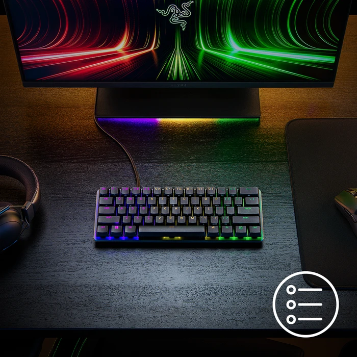 Razer Huntsman Mini Analog Switches, Razer Analog Optical Switch, USB, DE