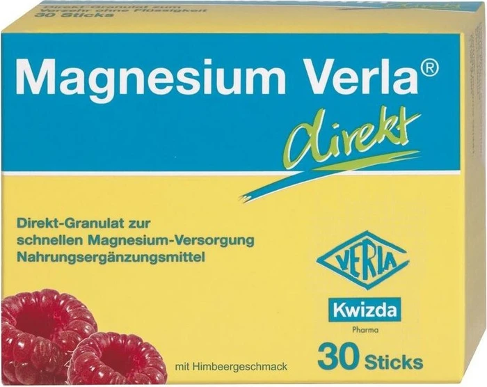 Magnesium Verla Direkt-Granulat Himbeere Sticks, 30 Stück