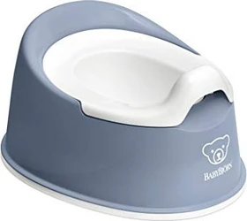 BabyBjörn Cleveres Töpfchen Kindertopf graublau/weiß