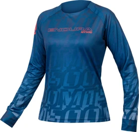 Endura MT500 Print Trikot langarm blueberry (Damen)
