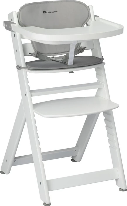 Bébé Confort Timba Hochstuhl mit Sitzkissen white/grey