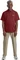 Jack Wolfskin Delgami Poloshirt kurzarm deep ruby (Herren) Vorschaubild