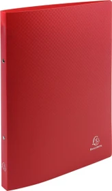 Exacompta Ringbuch 2-Ring PP, 20mm, A4, rot