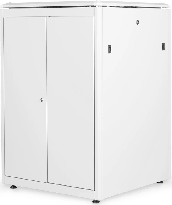 Digitus Professional Unique Serie Serverschrank 22HE, Sicherheitsglastür, IP2X, grau, 800mm tief