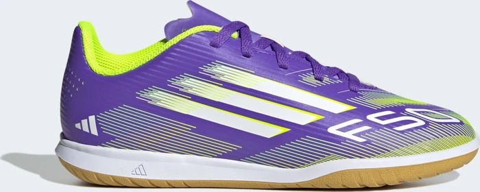 adidas F50 Club IN purple rush/cloud white/lucid lemon (Junior)