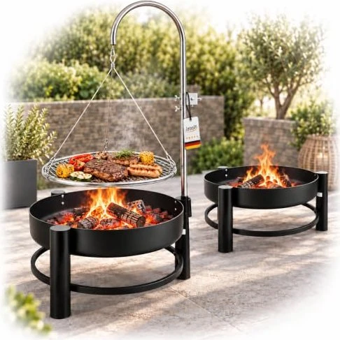 Lemodo Schwenkgrill mit Feuerschale