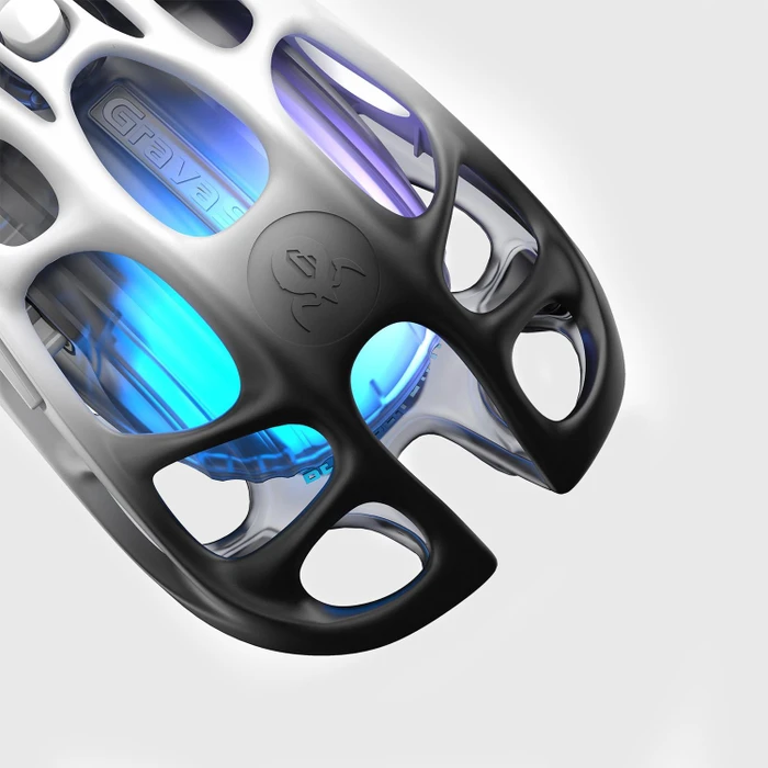 GravaStar Mercury M1 Pro Wireless Gaming Mouse, Gradient Black, USB/Bluetooth