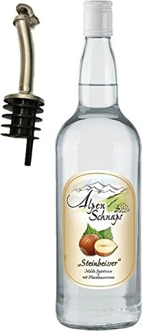 Alpenschnaps Steinbeisser Haselnuss