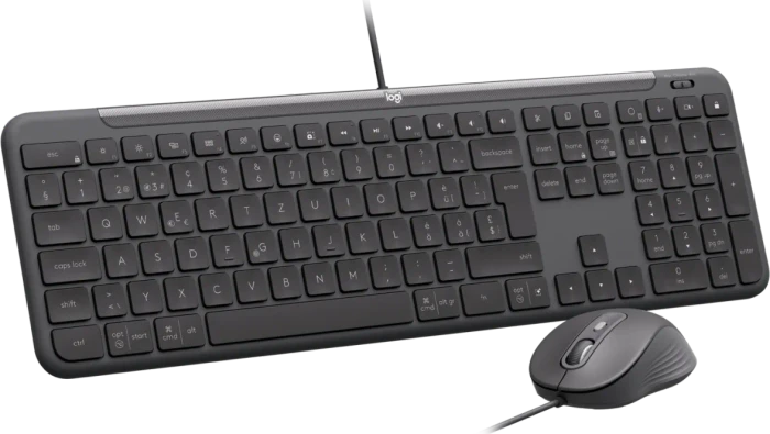 Logitech MK620 Signature Slim Wired Combo for Business Graphite, USB-C, CH
