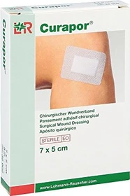Lohmann & Rauscher Curapor Wundverband steril chirurgisch, 5 x 7cm, 5 Stück