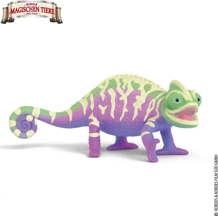 Schleich Die Schule der magischen Tiere - Caspar das Chamäleon in Regenbogenfarben