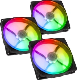 Noiseblocker NB-eLoop X B12-P ARGB Black Edition, 120mm, 3er-Pack