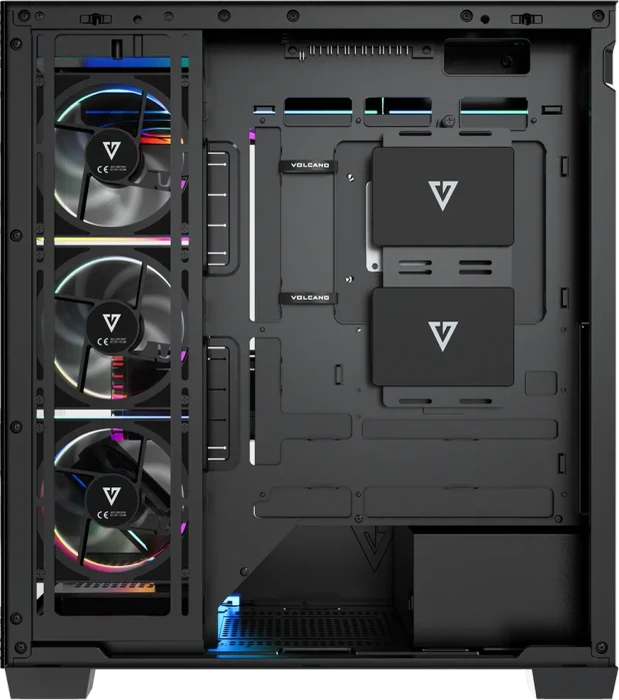 Modecom Volcano Stellar Plus 5F Black, Glasfenster