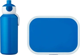 Mepal Campus Trinkflasche & Brotdose Pausen-Set blau, 2-tlg.