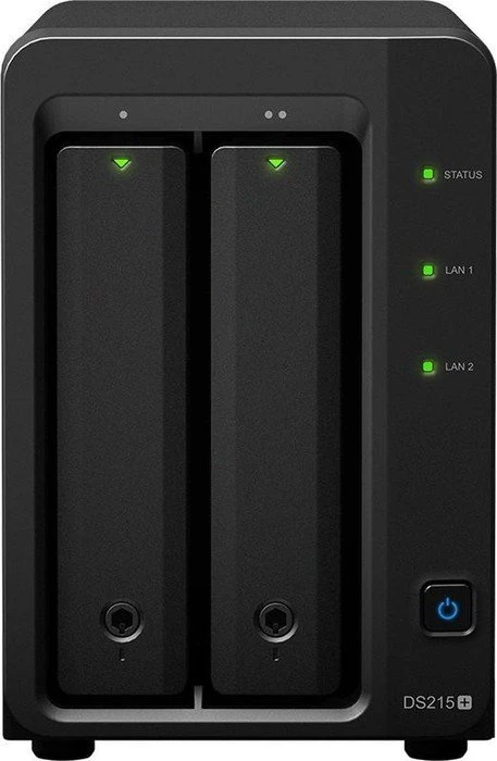 Synology DiskStation DS215+, 1GB RAM, 2x RJ-45 1000Base-T, 2x USB-A 3.0