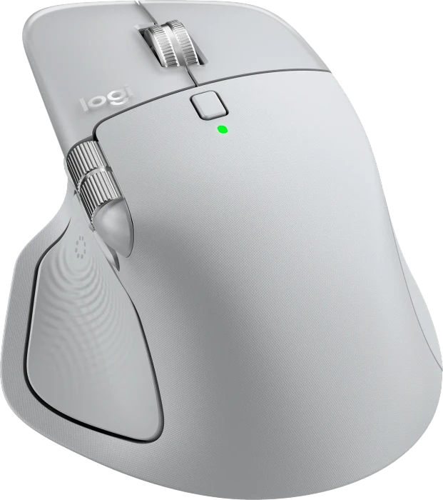 Logitech MX Master 4 Pale Grey, hellgrau, Logi Bolt, USB/Bluetooth