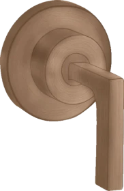 Hansgrohe Axor Citterio Absperrventil Unterputz mit Hebelgriff brushed red gold