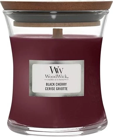 WoodWick Black Cherry Duftkerze, 85g