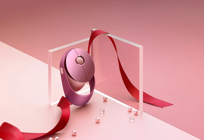Rapoo Ralemo Air 1 Multi-mode Wireless Charging Mouse Pink Red, USB/Bluetooth