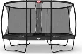 Berg Grand Champion Regular mit Sicherheitsnetz 520x345cm Trampolin grau